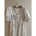 Kate Spade Dainty Bloom Poplin Dress Size 12 Milkmaid Peasant Cottagecore White Photo 3