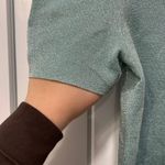 Alice + Olivia  Womens Issa Puff Sleeve Turtleneck Small Blue Knit Wool Blue Photo 3