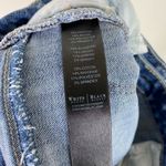 White House | Black Market WHBM Light Wash Distressed Patched Low Rise Slim Leg Jeans Size 4 Photo 7