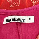 Y2K Womens Ethereal Mesh Dress Medium Cottage Fairy Grunge Artsy Glam HOCO Red Photo 8