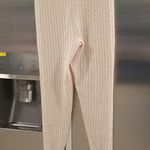 Magaschoni 💕💕 100% Cashmere Cable Knit Joggers ~ Oatmeal Heather Small S NWT Photo 1