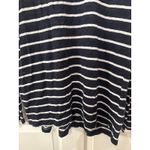Vince  100% Linen Mixed Stripe Single Pocket Long Sleeve Women's Tunic, L Photo 4