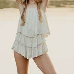 Mustard Seed Strapless Romper  Photo 0