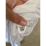 Bcg  Short Sleeve White Top With Tie Size Medium Photo 3