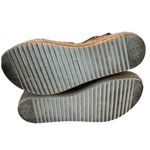 Steve Madden "KIMMIE" ELASTIC STRAPS BLACK AND CREAM PLATFORM SANDALS (7) Photo 10