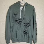 Project Social T Skull Zip-Up Hoodie Sweatshirt Photo 1
