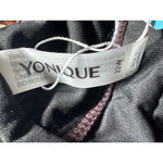 YONIQUE Leopard Plunge V Neck One Piece Swimsuit Women's Size 22W Brown Photo 2