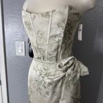 V. Chapman The June Dress in Sage Tapestry, 6 Green Photo 1