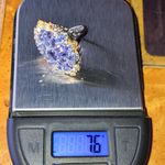 Natural Tanzanite Sterling Silver Cocktail Ring Size 6 Purple Photo 8