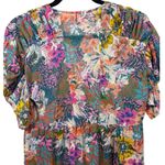 Anthropologie NWT Akemi + Kin Semi Sheer Floral Valencia Babydoll Dress XSP Photo 8