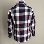 Duluth Purple White Checkered Workwear Utility Boxy Field Barn Jacket Women’s XS Photo 3