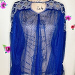 Free People  Joyride Sheer Embroidered Ruffle Top Photo 0