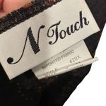 N Touch Vintage 90s Orange Fall Autumn Harvest Woodland Leafy Stretch Tank Top Photo 6