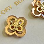 Tory Burch New Kira Clover Stud Earrings in Gold on TB Earring Card Photo 2