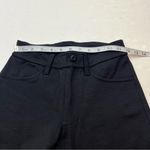 American Giant Ponte Pant Womens Size 0 Black Pull On Stretch Back Pockets Photo 3