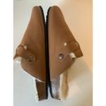 Boston style clogs, lined faux shearling Brown Size 8 Photo 4
