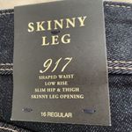 The Limited  Skinny Leg 917  Jeans Women 16R Blue Denim NWT Photo 5