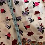 Vintage Silk Floral Cottage core Coquette Forever21 Top Large Photo 9
