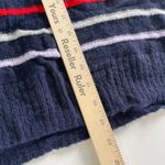 Court & Rowe Sweater Womens Small Black Red Blue Amelia Stripe Oversized Slouchy Photo 8