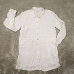 J Jill Pure Jill White Linen Tunic Shirt Dress size Small Lightweight Beach Photo 0