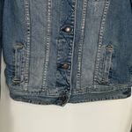 Abercrombie & Fitch Women's Vintage Y2K Distressed Trucker Denim Jacket Size M Photo 3