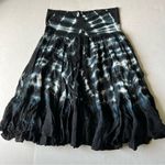 Cienna tie dye Knee length skirt blue white size large Photo 2