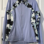 FILA  Women's Blue Floral Full Zip Jacket Size Large Activewear/Windbreaker Photo 0