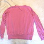 H&M  Oversized Pink Sweatshirt Athleisure Loungewear Casual Boxy Size XS VGUC Photo 2