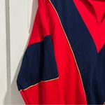 Vintage Graff California 80’s sweatshirt track style with shoulder pads XL Red Photo 2