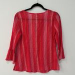 Tommy Bahama  Paramour Red Striped Top Sz XSP Photo 5