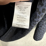 Equipment Femme Cadence Shift Dress Women Small Blue Geometric Silk Long Sleeve Photo 4