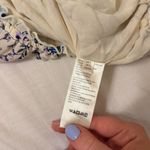 Free People  S Rose Valley Off Shoulder Top Purple Ditzy Floral Oversized Sleeve Photo 4