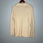 EXPRESS Vintage  womens cream & white button front cardigan Y2K alpaca size large Photo 1