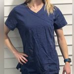 Navy Blue Scrub Top Photo 0
