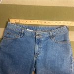 Carhartt Women’s Size 10 Denim Jean Shorts Blue Workwear Modest Casual Photo 6