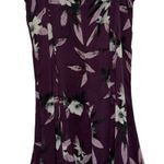 Sag Harbor  Purple Floral Midi Skirt Photo 1