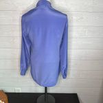 Campus Casuals of California vintage 80s periwinkle BF blouse Size Small Blue Photo 3