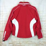 Obermeyer VTG Ski Jacket Women 10 Red White Velocity Hydro Block Hooded Gorpcore Photo 1