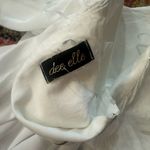 Dee Elle White Off-Shoulder Crop Blouse Photo 2