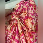 Loft NWOT Zip Up Hook/Latch Closure Paisley Floral MidiOpen Tie Knot Skirt Sz 8 Photo 13