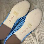 Sam Edelman New!  Marcie Ballet Flat Woven Raffia Blue Women’s Size 9.5 Photo 6