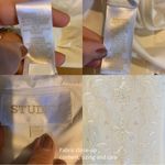 Studio I  CREAM SHIFT DRESS WITH SHEER JACKET & SEQUIN  EMBROIDERED ACCENTS (14) Photo 10