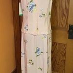 VTG 90s pink floral top & skirt set NWT Size 10 Photo 10