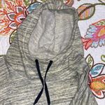 Reebok small women’s pullover drawstring yellow gray hoodie Photo 8