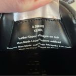 Karl Lagerfeld Kenna Leather Black Pin Logo Sneakers $130 EUC Wmn 8.5 Photo 6