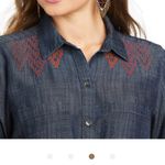 Anthropologie Ariat® Ladies Parker Long Sleeve Denim
Blue Button Up Shirt 10037240 S/Pb Photo 2