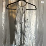 Elie Tahari  Black and White Patterned Halter Blouse A0197 Photo 3