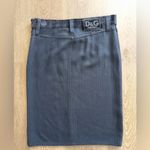 Dolce & Gabbana Vintage D&G Women’s Black Knee Length Skirt- Size 24/38 Photo 5