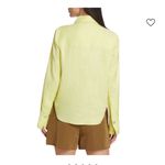 Vince  Long-Sleeve Linen-Blend Button-Front Shirt Photo 1