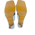 Splendid  Women's Hannah Kitten Heel Sandals Light Denim Blue Fabric‎ 8.5 M NWB Photo 6